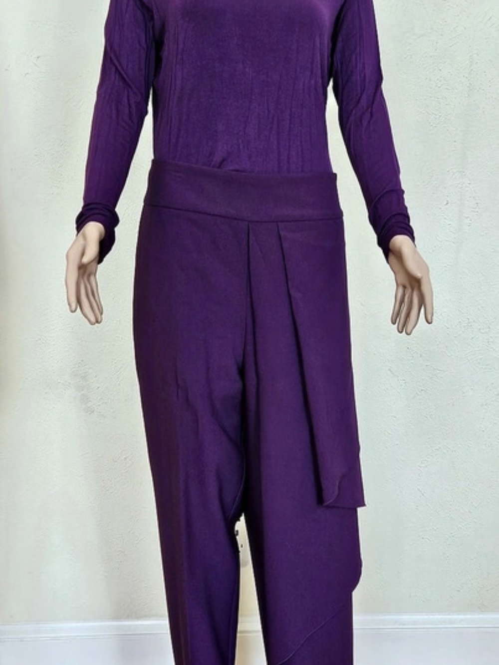 Purple Layered Pant suit Like New